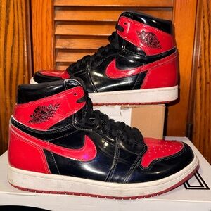 Size 10 - Jordan 1 Retro OG High Patent Bred